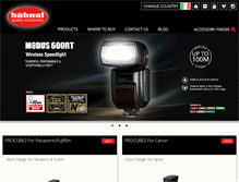Tablet Screenshot of hahnel.ie